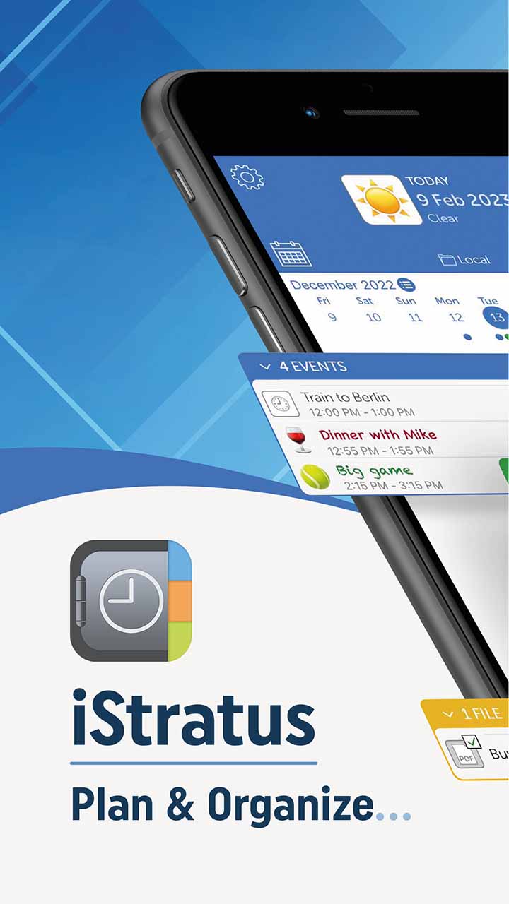 iStratus Event Screenshot